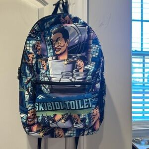 Skibidi toilet backpack